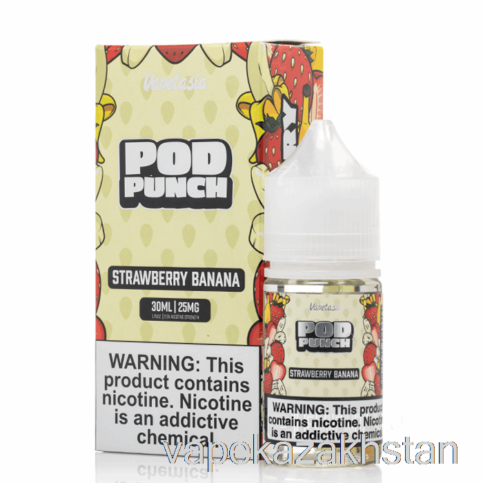 Vape Kazakhstan Strawberry Banana - Vapetasia POD PUNCH Salts - 30mL 50mg